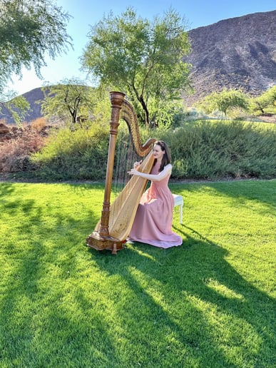 Gallery photo 7 of Modern Fairytale Wedding Harpist