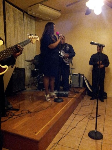 Gallery photo 1 of Lady E and the blacque diamond band