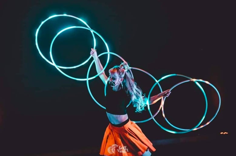 Gallery photo 7 of LED and Fire Hoops, Fans, and More