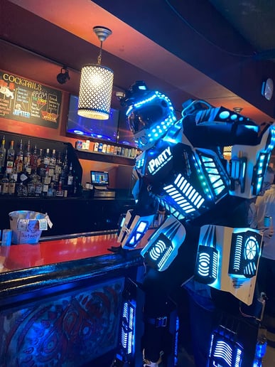 Gallery photo 3 of LED Party Robot