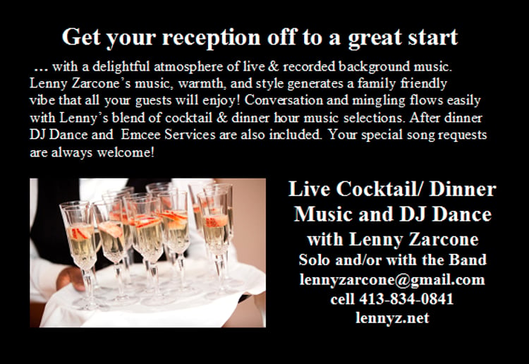 Gallery photo 7 of Lenny Zarcone - Solo Sinatra Singer, Jazz Trio & DJ