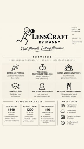 Gallery photo 2 of LensCraft by Manny