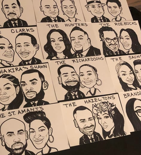 Gallery photo 10 of Bradish Art Live Caricatures