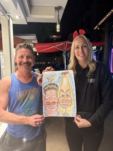 Gallery photo 7 of Celinda - Live Caricature Artist