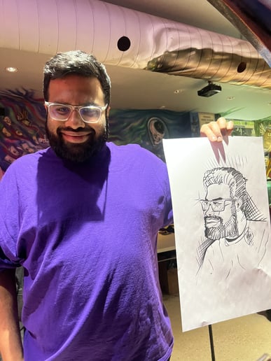 Gallery photo 4 of Yannick's Live Caricature Drawings