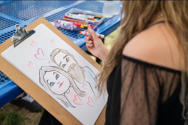 Gallery photo 3 of Live Caricatures with Nas