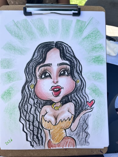 Gallery photo 16 of Live Caricatures with Nas