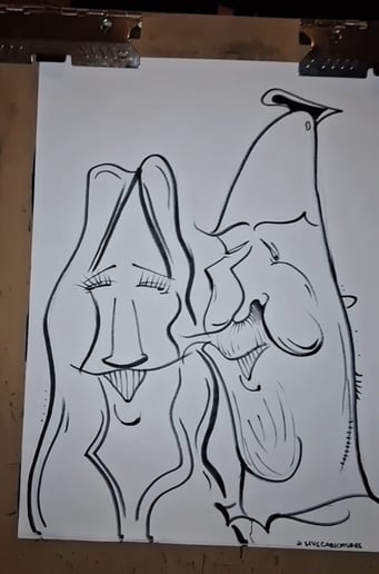 Gallery photo 7 of Samuel's Live Caricatures
