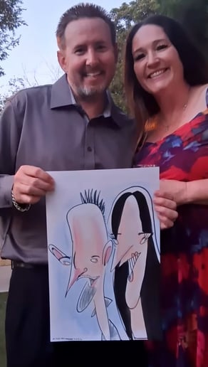 Gallery photo 2 of Samuel's Live Caricatures