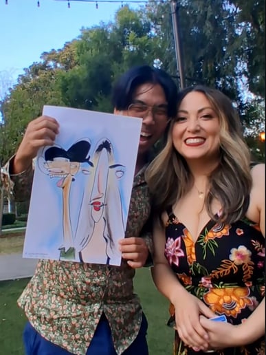Gallery photo 3 of Samuel's Live Caricatures