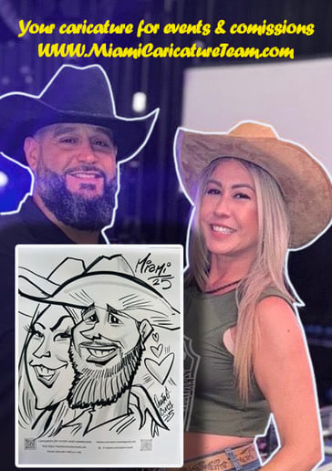 Gallery photo 2 of Live Caricatures for Florida Events