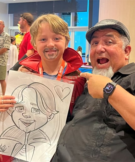 Gallery photo 3 of Live Caricatures for Florida Events