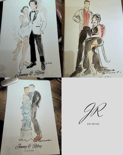 Gallery photo 10 of Live Guest Illustrations & Fashion Sketches