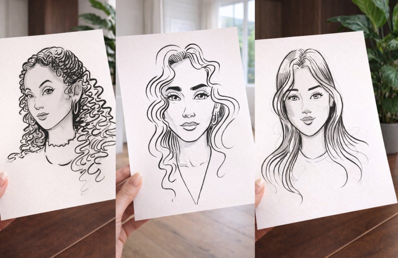 Gallery photo 13 of Live Guest Illustrations & Fashion Sketches
