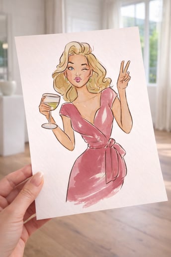 Gallery photo 3 of Live Guest Illustrations & Fashion Sketches