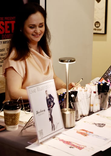 Gallery photo 2 of Dinara Chernaia - Live Event Sketch Artist
