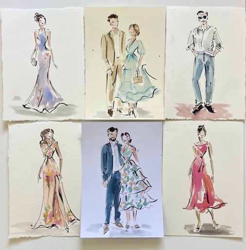 Gallery photo 9 of Dinara Chernaia - Live Event Sketch Artist