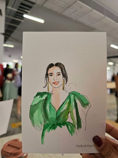 Gallery photo 3 of Live Painting by Neha
