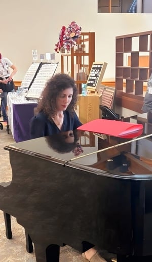 Gallery photo 1 of Live piano performance by Kristina
