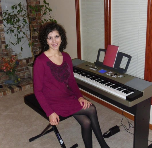 Gallery photo 4 of Live piano performance by Kristina