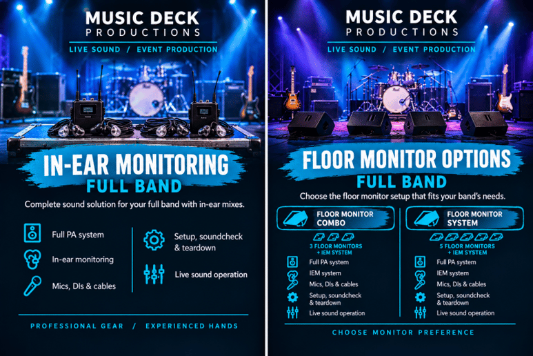 Gallery photo 1 of Music Deck Productions | Live Sound