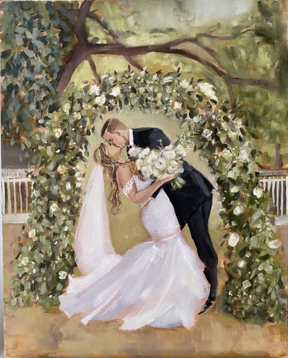 Gallery photo 2 of Lexi Brite - Live Wedding Painter