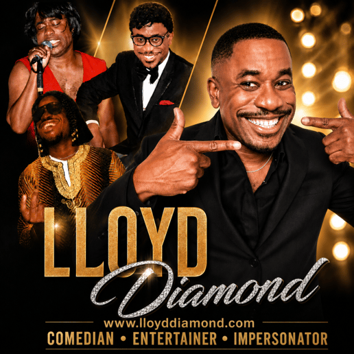 Gallery photo 5 of Lloyd Diamond as James Brown, Sammy Davis Jr, Stevie Wonder and more