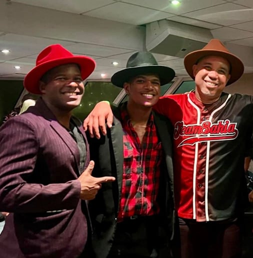 Gallery photo 3 of Los Calderones Live Salsa Funk music for weddings and events