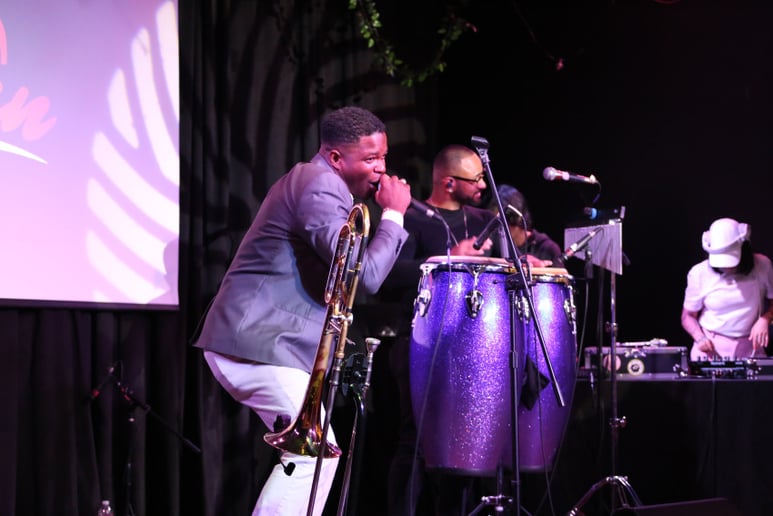Gallery photo 6 of Los Calderones Live Salsa Funk music for weddings and events