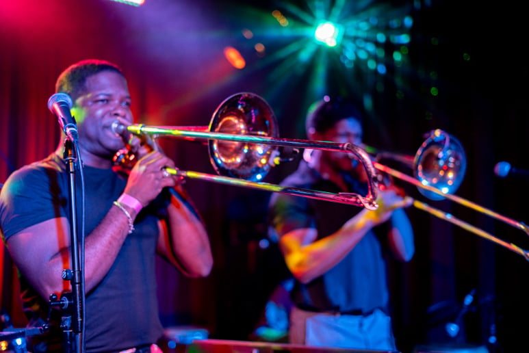 Gallery photo 8 of Los Calderones Live Salsa Funk music for weddings and events