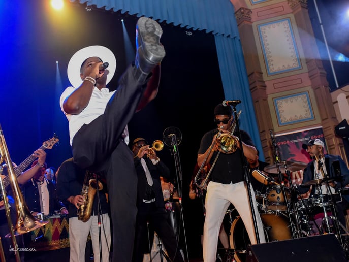 Gallery photo 16 of Los Calderones Live Salsa Funk music for weddings and events