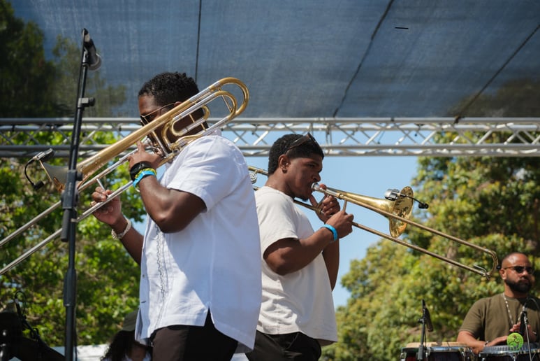 Gallery photo 17 of Los Calderones Live Salsa Funk music for weddings and events