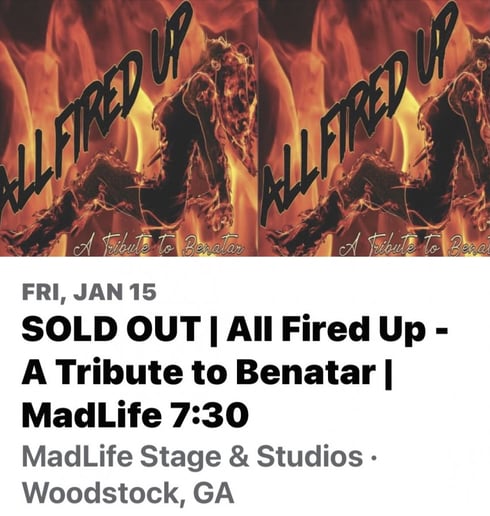 Gallery photo 2 of All Fired Up Tribute 2 Benatar