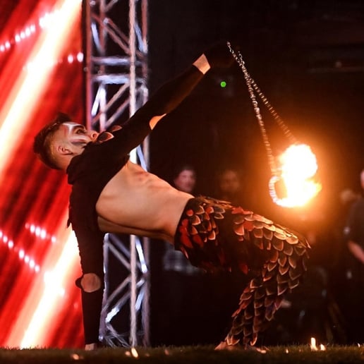 Gallery photo 2 of Luis Cesar | Stilt & Fire Performer