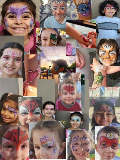 Gallery photo 1 of Luminous Face Paints!