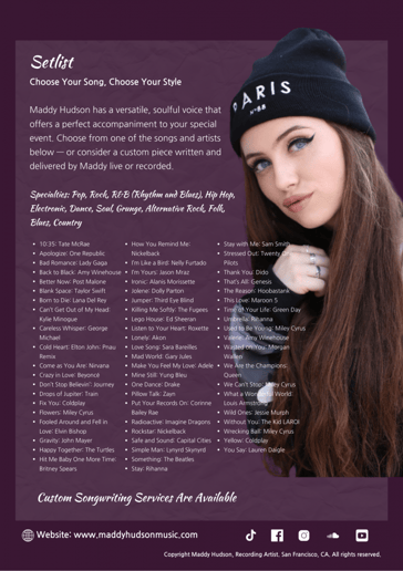 Gallery photo 1 of Maddy Hudson