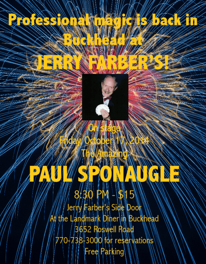 Gallery photo 1 of Magic & Mirth with Paul Sponaugle