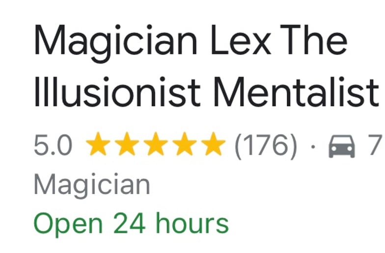 Gallery photo 1 of Magician Lex The Illusionist Mentalist