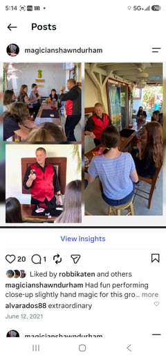Gallery photo 5 of Magician Shawn Durham