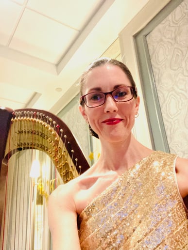 Gallery photo 6 of Suzanne Ballam, harpist