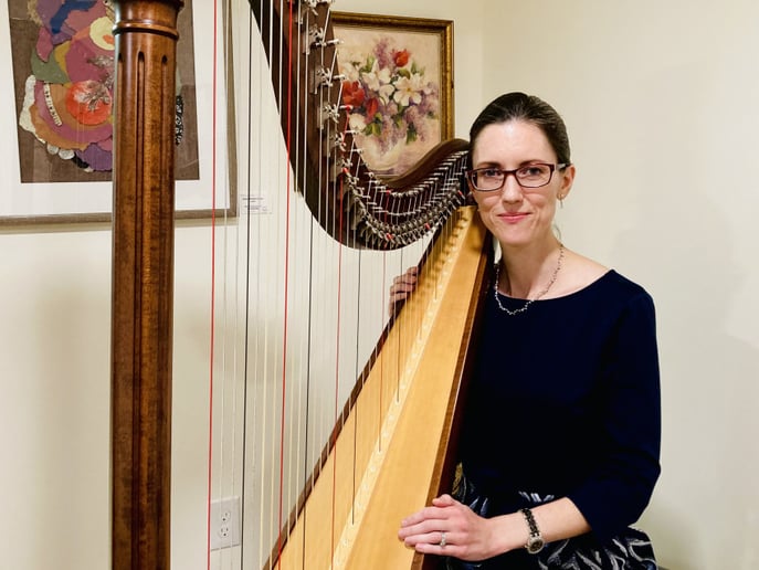 Gallery photo 5 of Suzanne Ballam, harpist