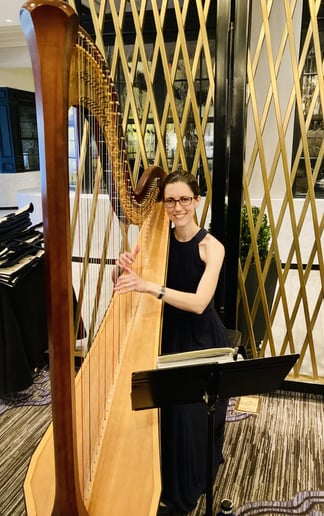 Gallery photo 4 of Suzanne Ballam, harpist
