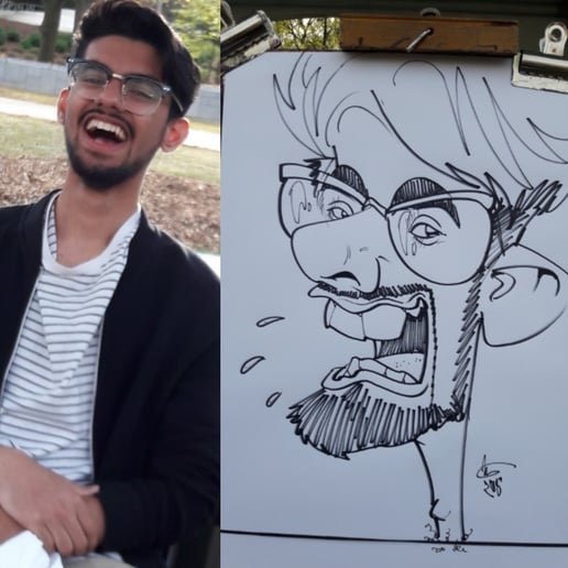 Gallery photo 4 of Marcus the Caricature Artist