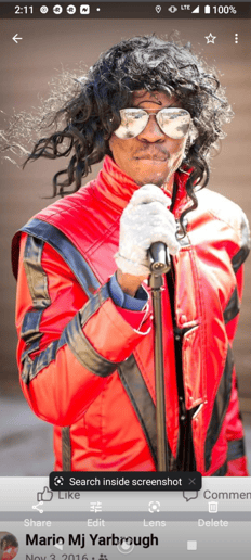 Gallery photo 2 of Mario MJ Tribute Artist