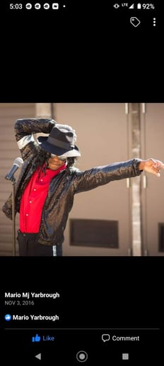 Gallery photo 3 of Mario MJ Tribute Artist