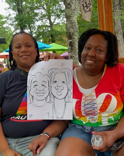 Gallery photo 8 of Maroxbytoonz Caricatures and Airbrush