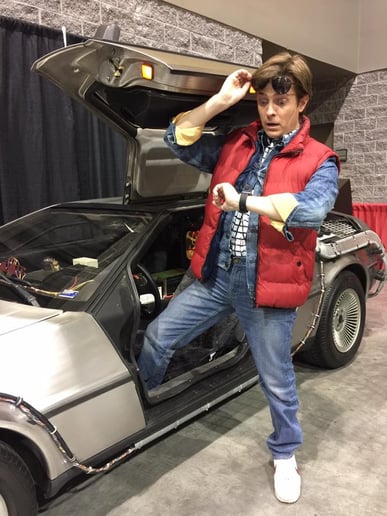 Gallery photo 1 of Tyler Dunivan as Michael J. Fox/Marty McFly