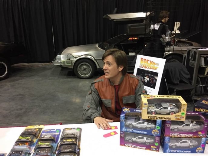Gallery photo 3 of Tyler Dunivan as Michael J. Fox/Marty McFly