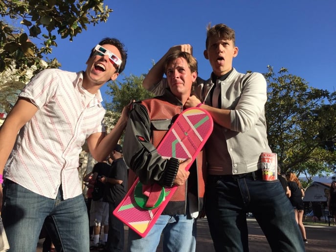 Gallery photo 4 of Tyler Dunivan as Michael J. Fox/Marty McFly