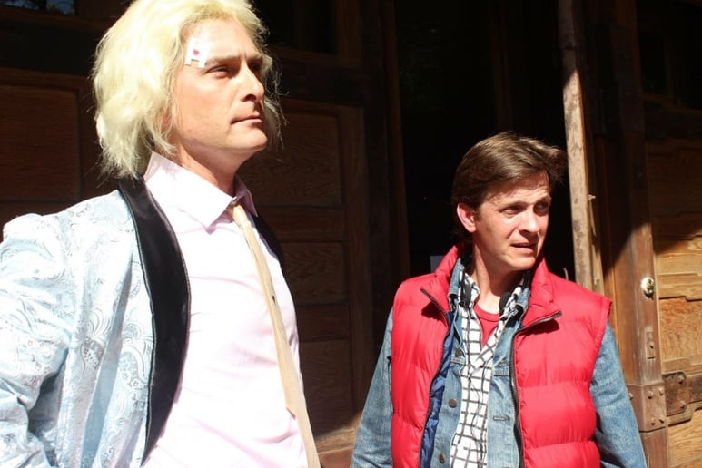 Gallery photo 5 of Tyler Dunivan as Michael J. Fox/Marty McFly